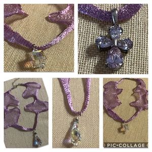 Mesh Necklace, stretches and reshapes